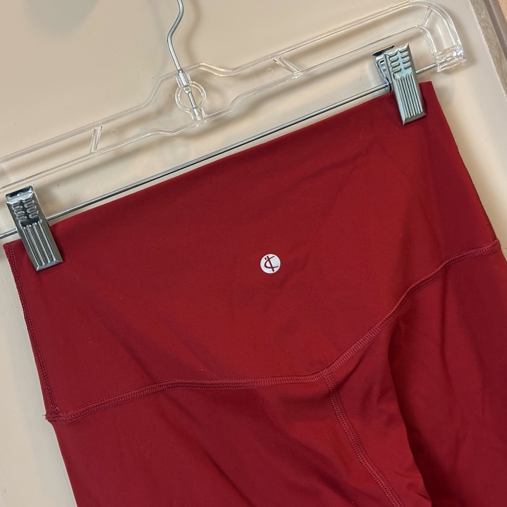 Garnet Red Yoga Legging - SZ. S - Worn once only! Like New!